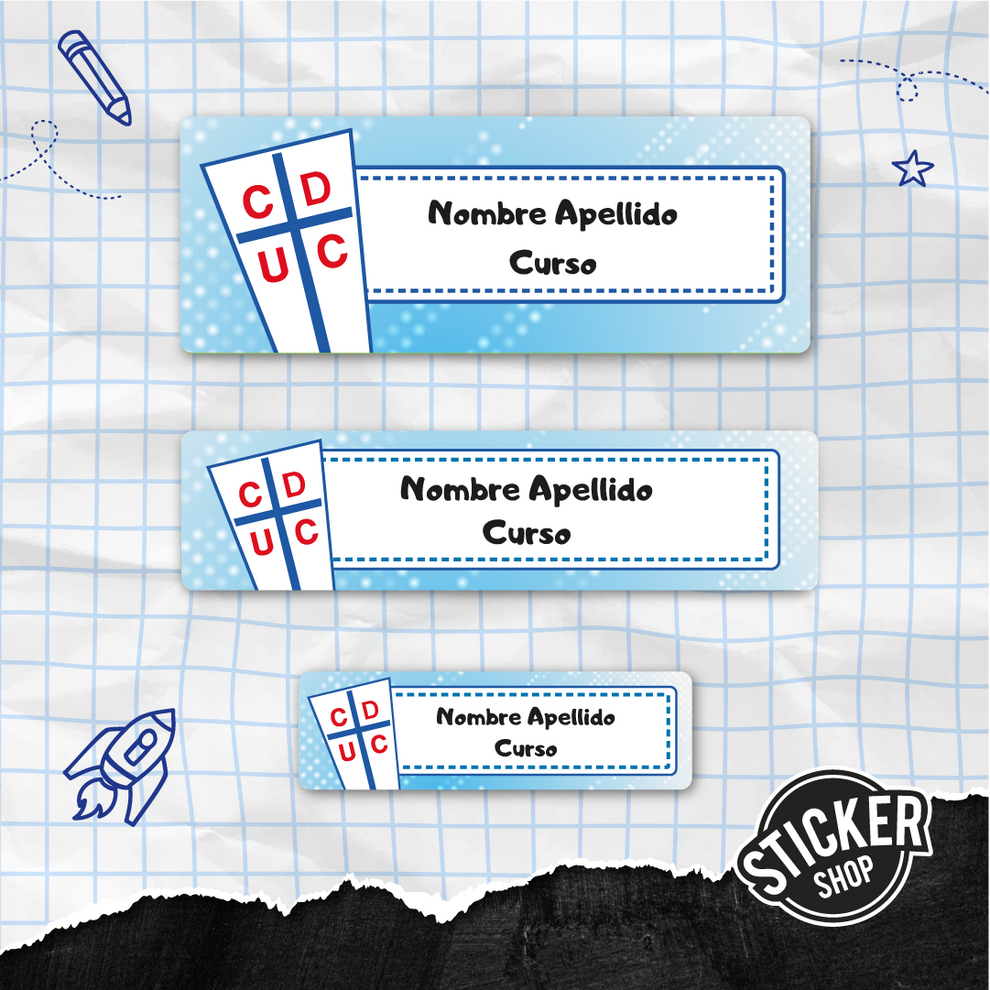 Sticker Escolar Pack Escolar E120 – StickerShopcl