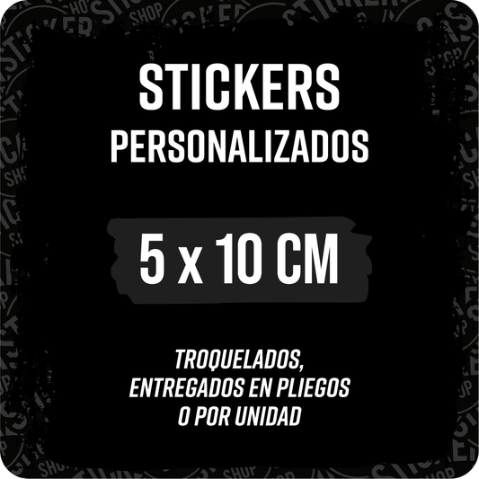 Stickers de 5x10 cm