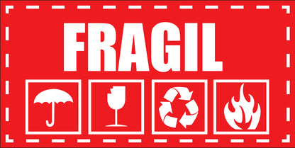 Etiqueta "FRAGIL"
