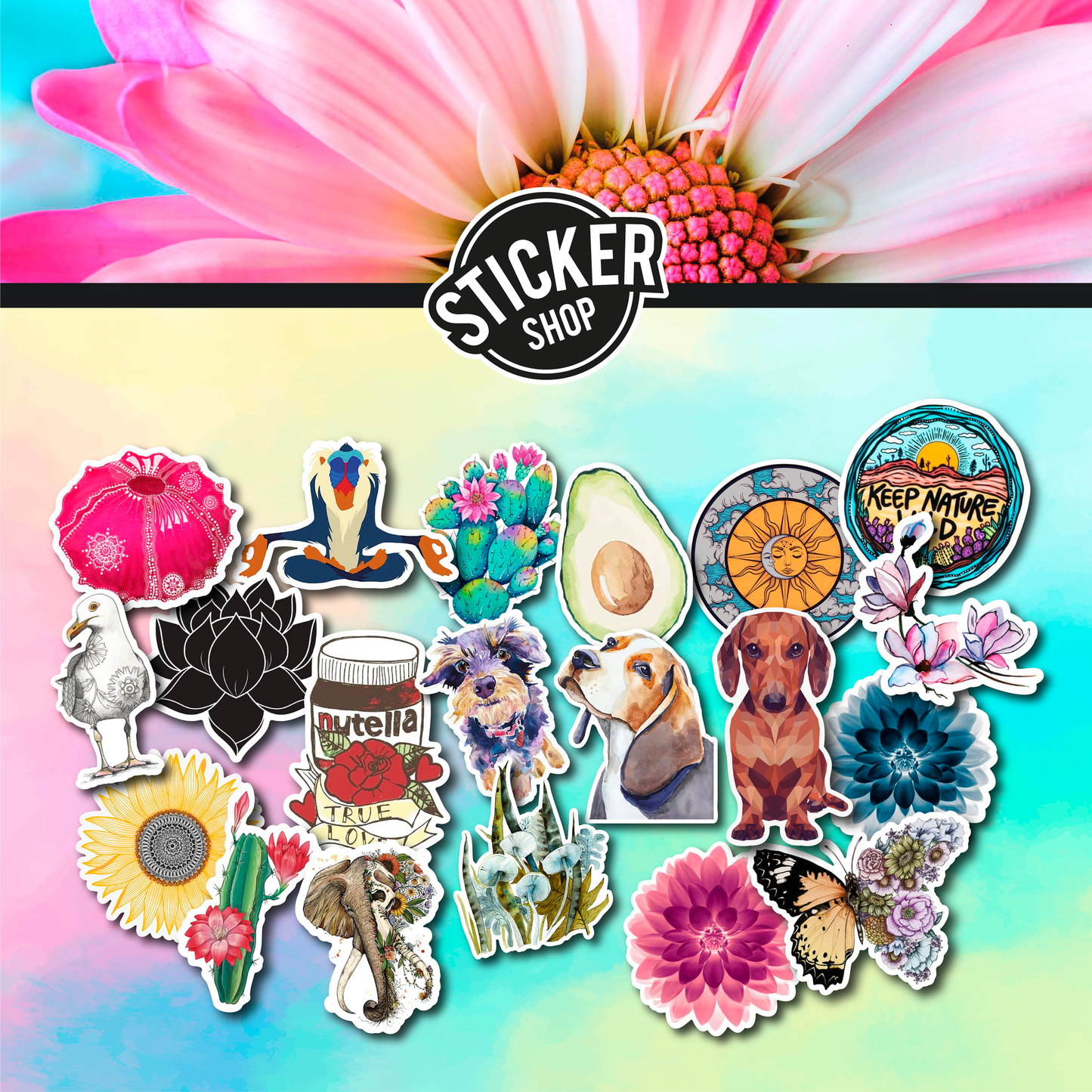 Pack de 20 stickers N51