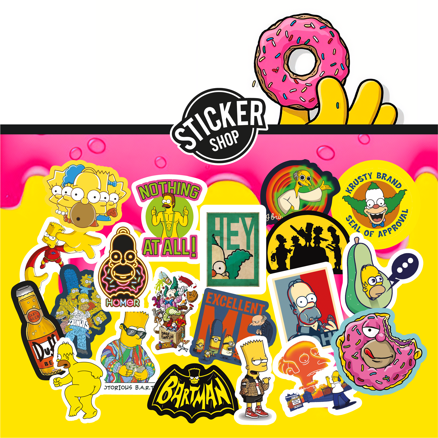Pack de 20 stickers N25 StickerShopcl Pack de 20 stickers N25 StickerShopcl