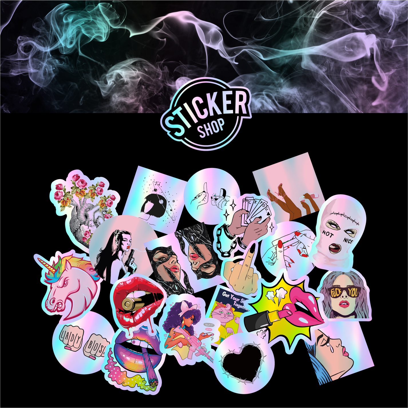 Pack de 20 stickers N3 StickerShopcl Pack de 20 stickers N3 StickerShopcl