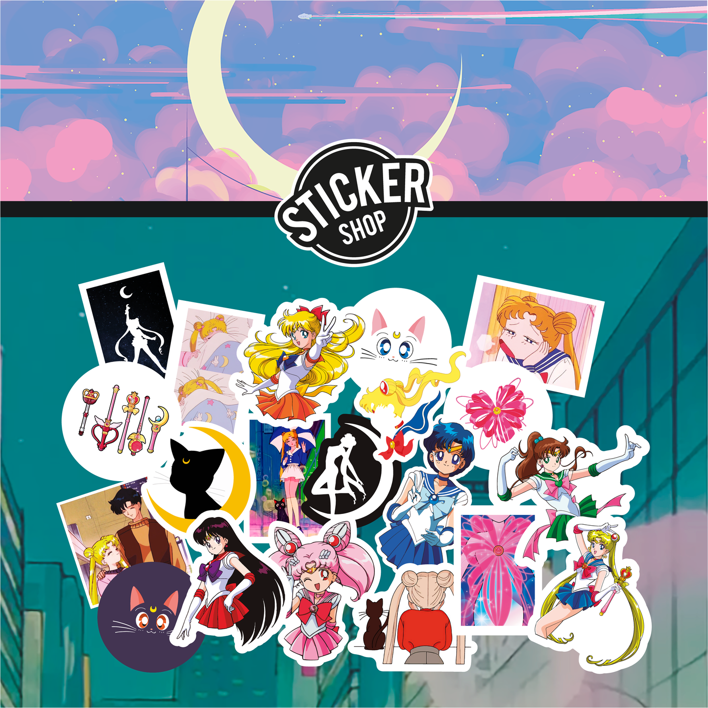Pack de 20 stickers N77 StickerShopcl Pack de 20 stickers N77 StickerShopcl