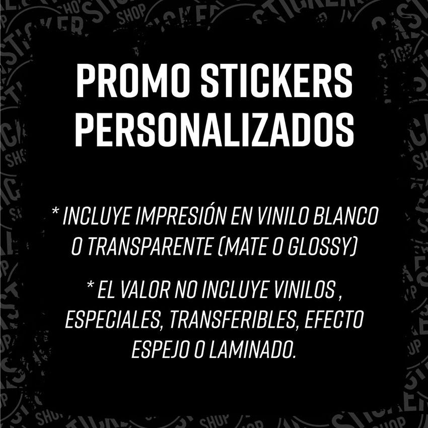 Stickers Personalizados de hasta 15x15 cm