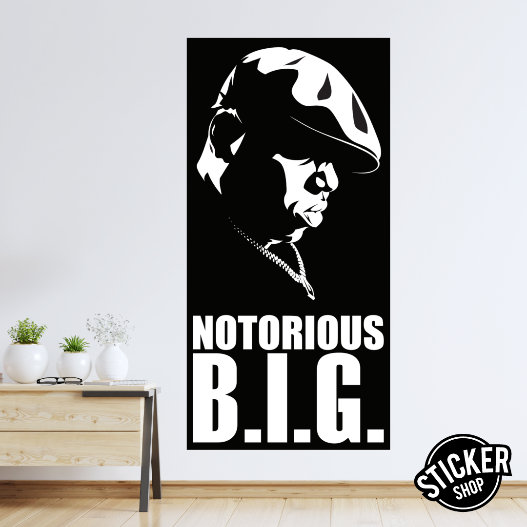 Sticker XL de Notorious B.I.G.