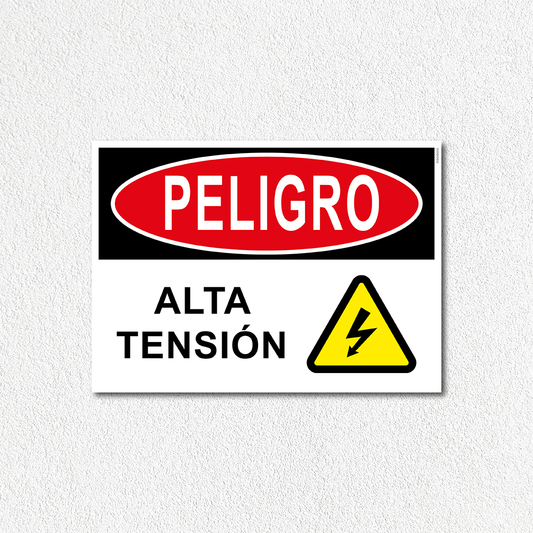 Peligro - Alta tensión