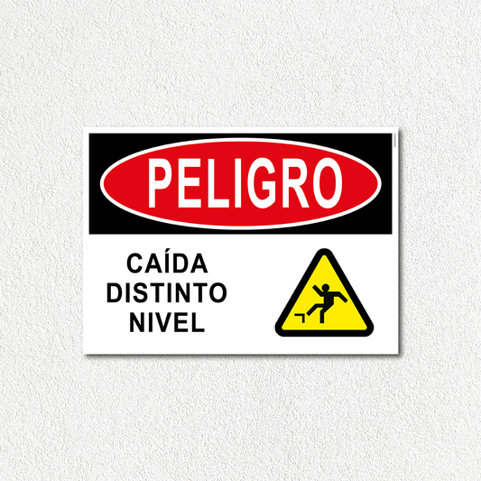 Peligro - Caída distinto nivel