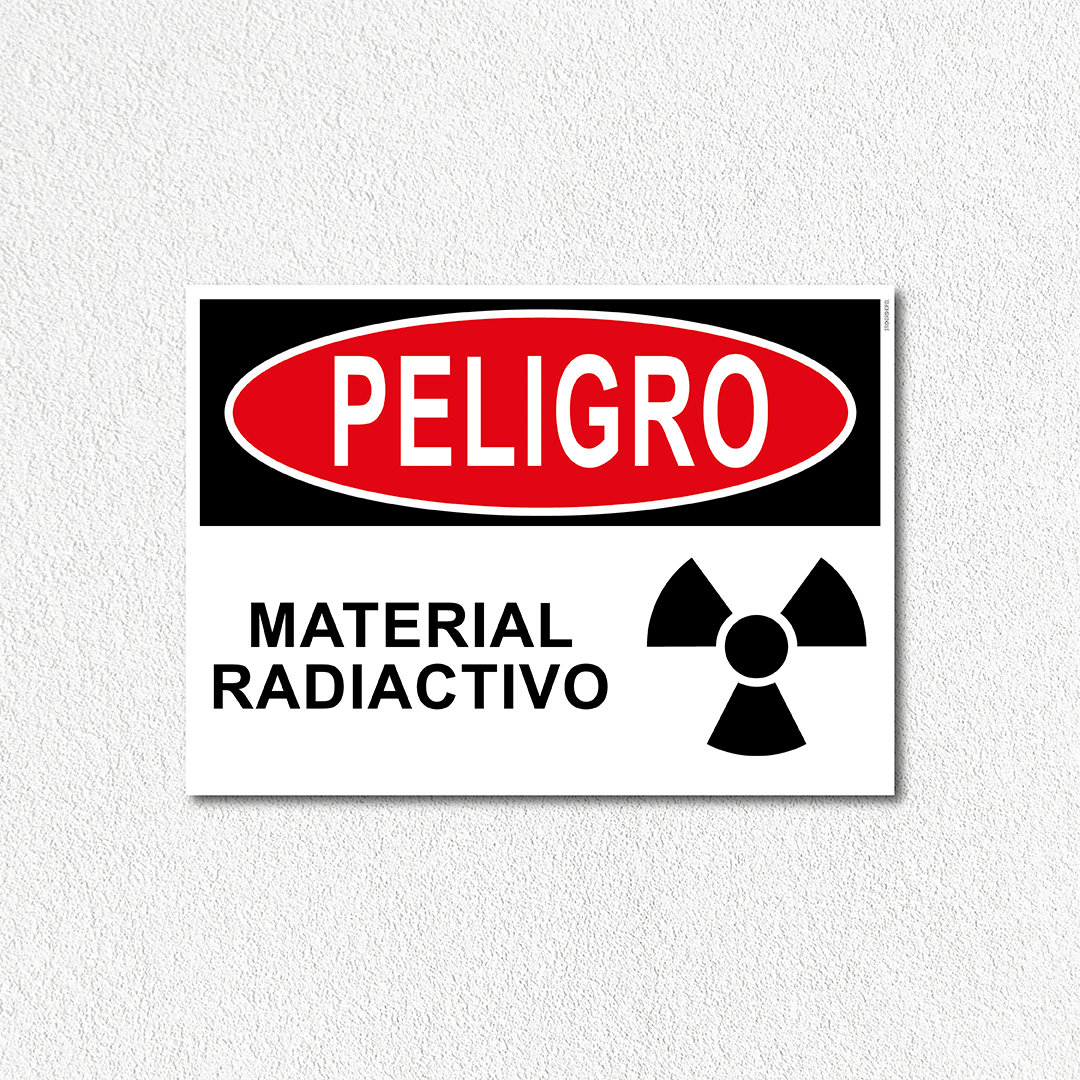 Peligro - Material radiactivo
