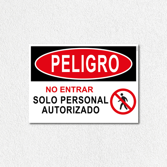 Peligro - No entrar