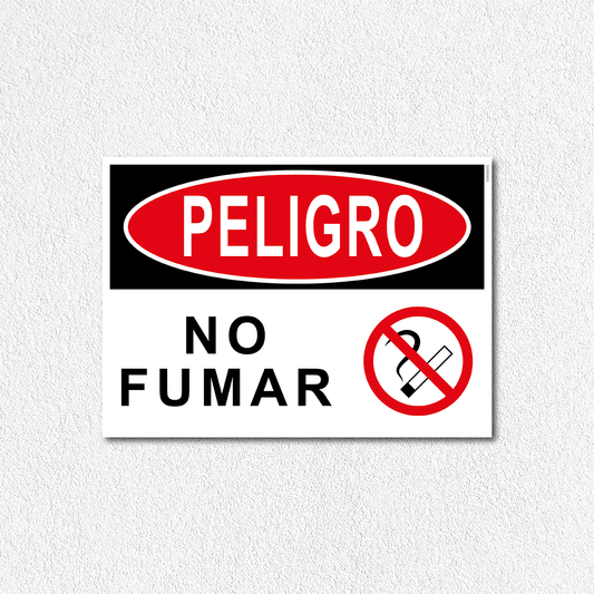 Peligro - No fumar