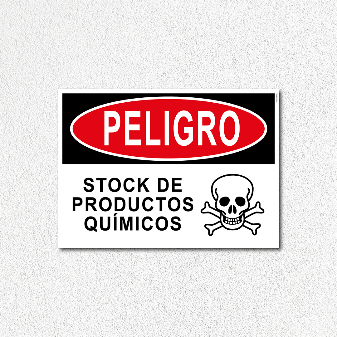 Peligro - Stock de productos químicos