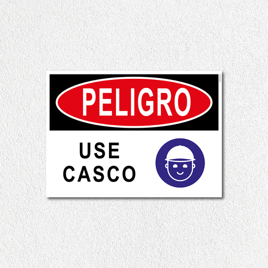 Peligro - Use casco