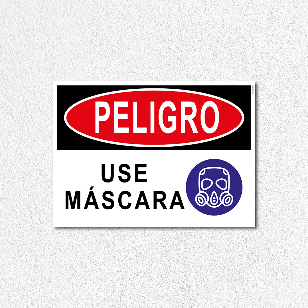 Peligro - Use máscara