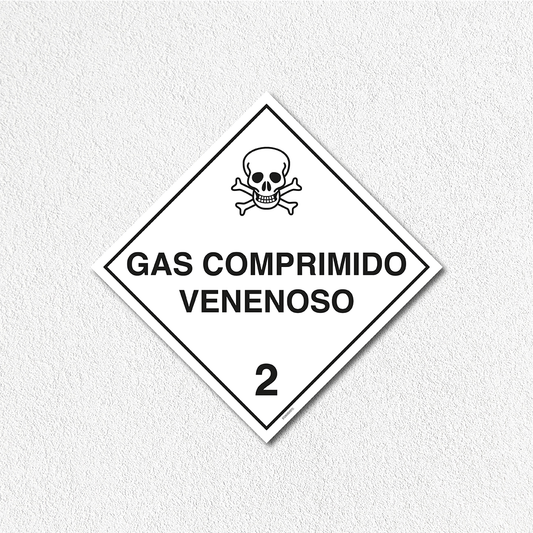 Sustancias peligrosas - Gas comprimido venenoso