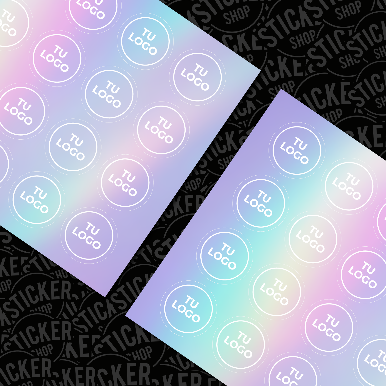 Stickers Tornasol Con Tinta Blanca StickerShopcl Stickers tornasol con tinta blanca stickershopcl